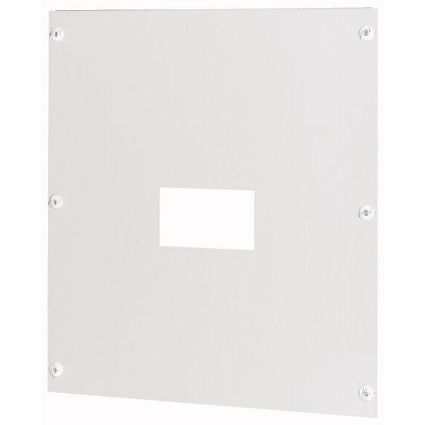 Front plate single mounting NZM4 for XVTL, vertical HxW=800x400mm image 1