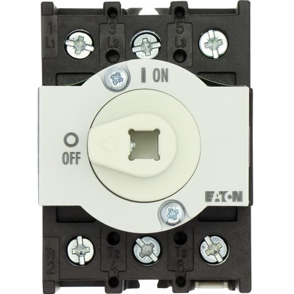 Main switch, P1, 32 A, rear mounting, 3 pole image 3