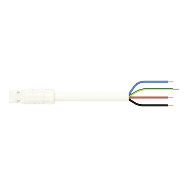 pre-assembled connecting cable Eca Plug/open-ended white image 3