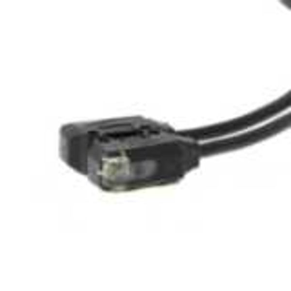 Photoelectric sensor, through-beam, miniature, side view, 300mm, PNP, image 1