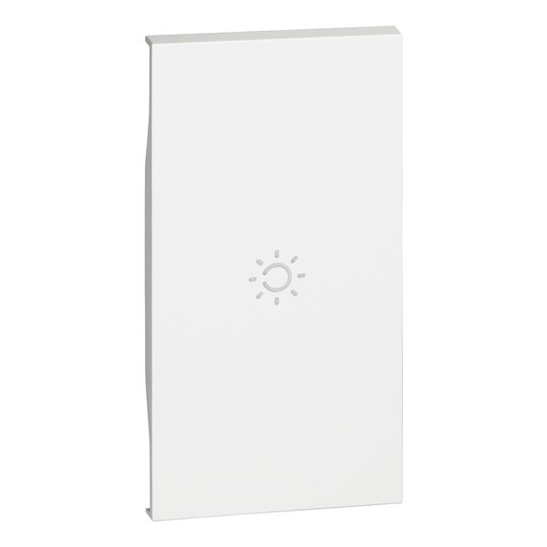 L.NOW-SWITCH COVER LIGHT 2 MOD WHITE image 1