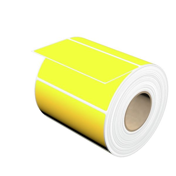 Device marking, Self-adhesive, halogen-free, 101 mm, Polyester, yellow image 2
