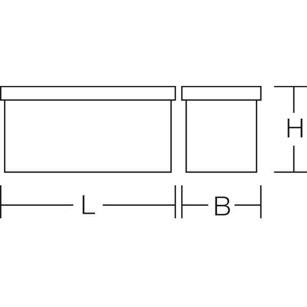 MULTIVARIABEL, white, on/off Ceiling and wall luminaires, L 274 B 125  image 3