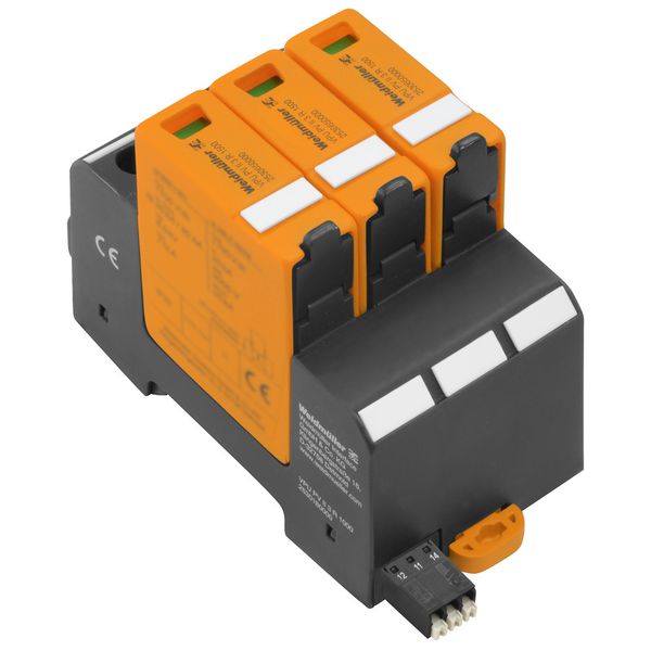 Surge voltage arrester  (power supply systems), with remote contact, T image 1