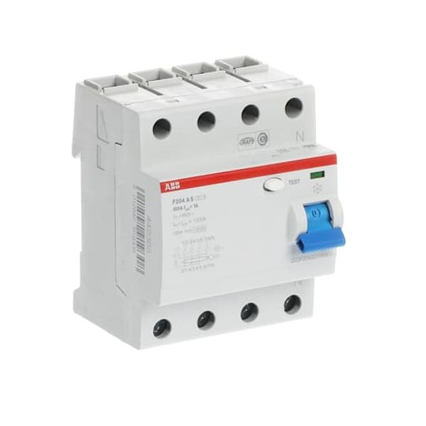 F204 A S-100/1 Residual Current Circuit Breaker 4P A type 1000 mA image 2