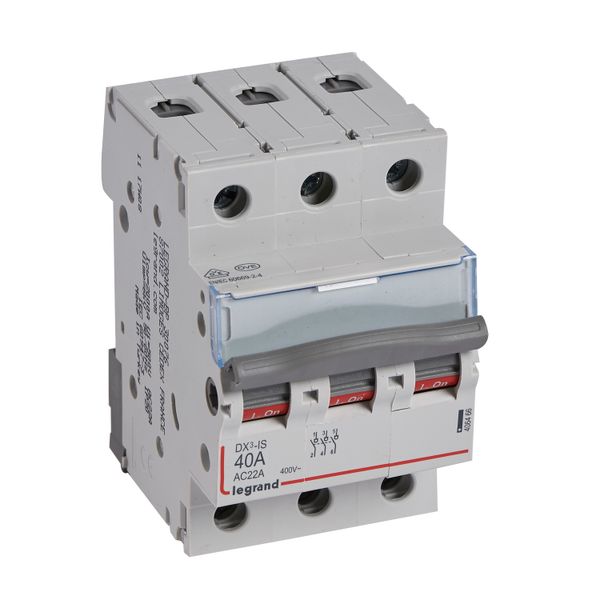 DX3 ISOLATOR SWITCH 3P 40A image 2