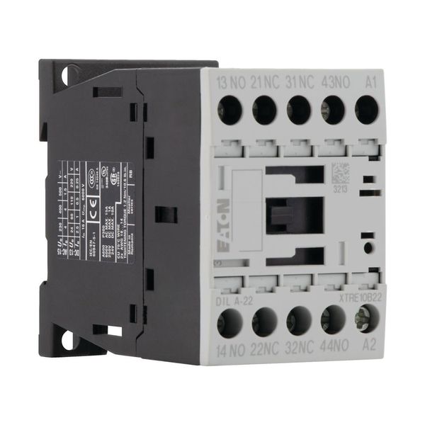 Contactor relay, 415 V 50 Hz, 480 V 60 Hz, 2 N/O, 2 NC, Screw terminals, AC operation image 9