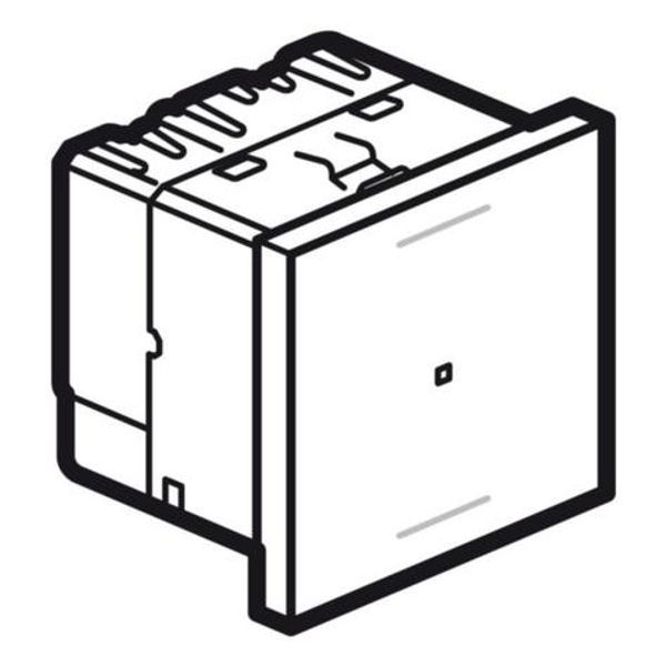 Arteor™ - Connected dimmer switch with neutral 2 modules 150W Magnesium image 1