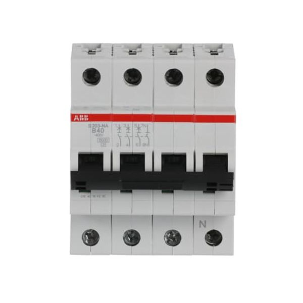 S203-B40NA Miniature Circuit Breaker - 3+NP - B - 40 A image 6