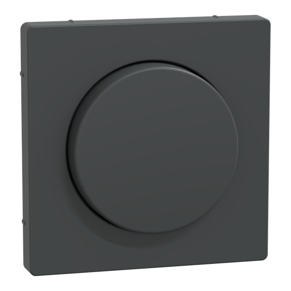 Central plate with rotary knob, anthracite, System Design image 4
