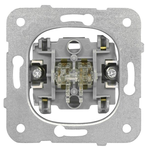 Two-gang one-way switch insert, cage clamps image 1