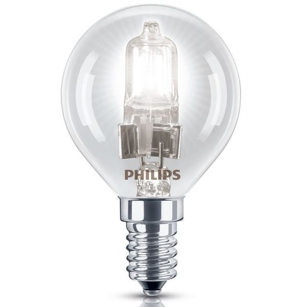 Halogen lamp Philips E14 28W P45 2800K 370lm 220V 2x1 image 2