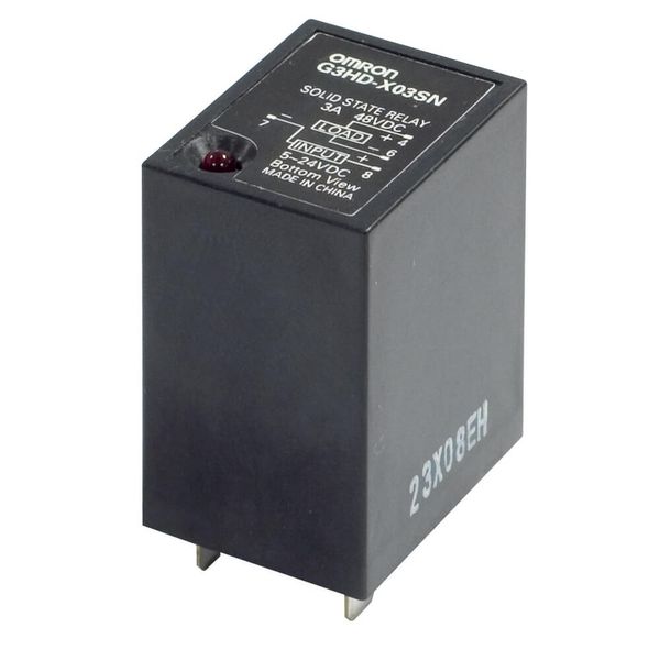 Solid state relay, 100..240 VAC, 3 A, plug-in terminals, equipped with image 1