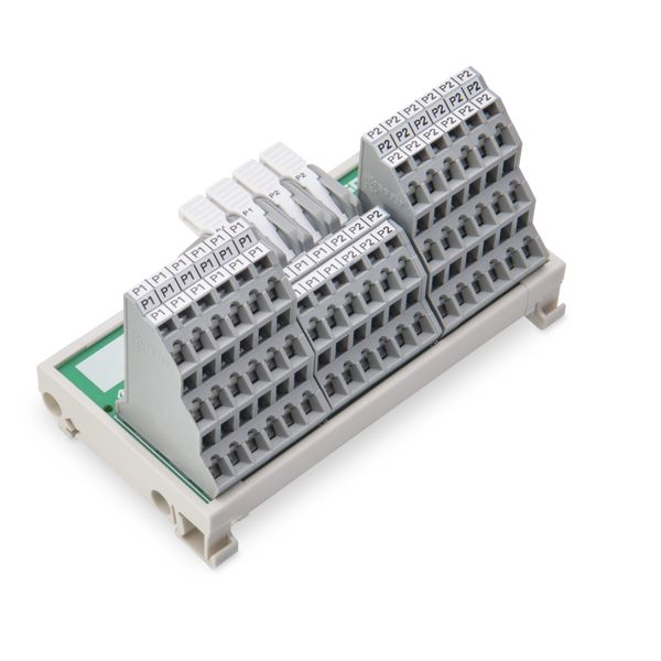 830-800/000-318 Potential distribution module; 2 potentials; with 2 input clamping points each image 1