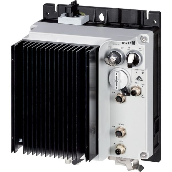 Speed controllers, 4.3 A, 1.5 kW, Sensor input 4, 400/480 V AC, AS-Interface®, S-7.4 for 31 modules, HAN Q4/2, with manual override switch, with braki image 14