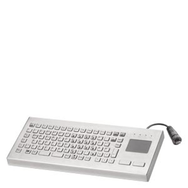 USB keyboard INT, KV27610 INOX with... image 1