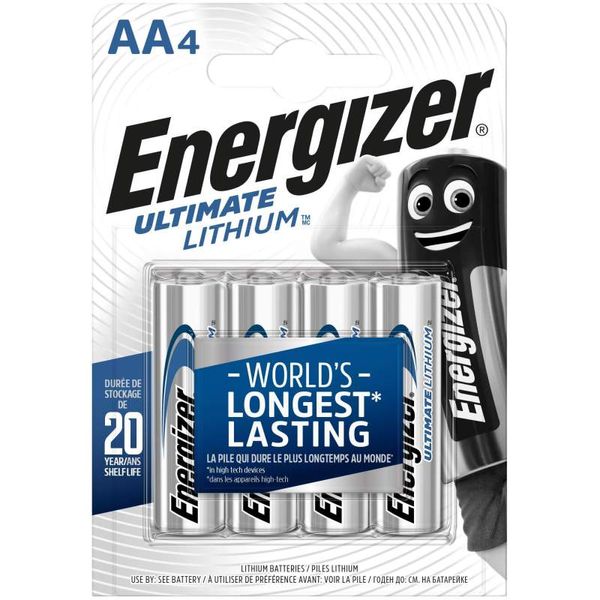 ENERGIZER Ultimate Lithium L91 AA BL4 image 1