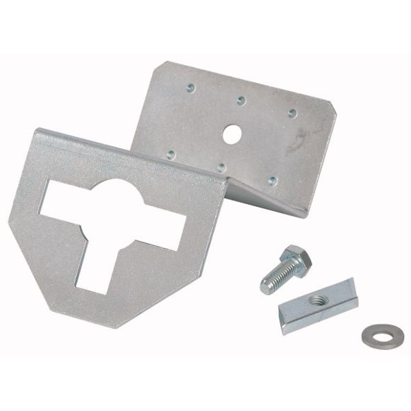 Wall fixing bracket for CI housing, T=100mm image 1