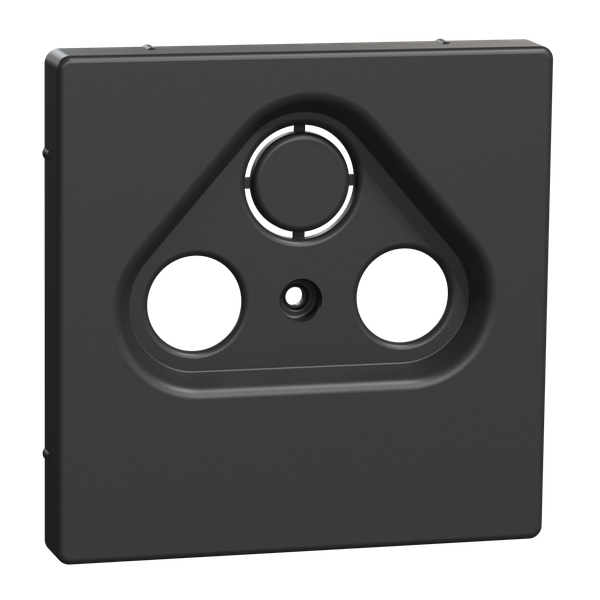 Central plate for antenna socket-outlets 2/3 holes, anthracite, System Design image 6