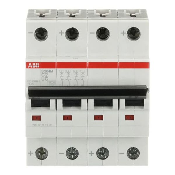 S204M-C2UC Miniature Circuit Breaker - 4P - C - 2 A image 4