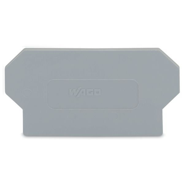 Separator plate 2 mm thick oversized light gray image 2