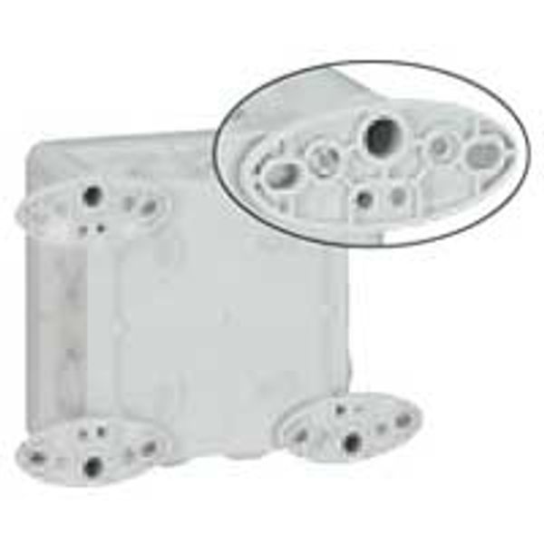 Wall mounting lugs (4) - for boxes from width 110 mm image 1