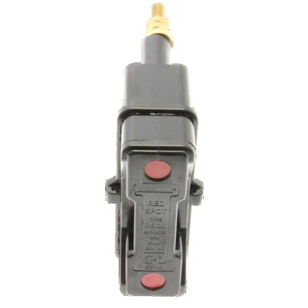 Fuse-holder, LV, 20 A, AC 690 V, BS88/A1, 1P, BS, back stud connected, black image 2