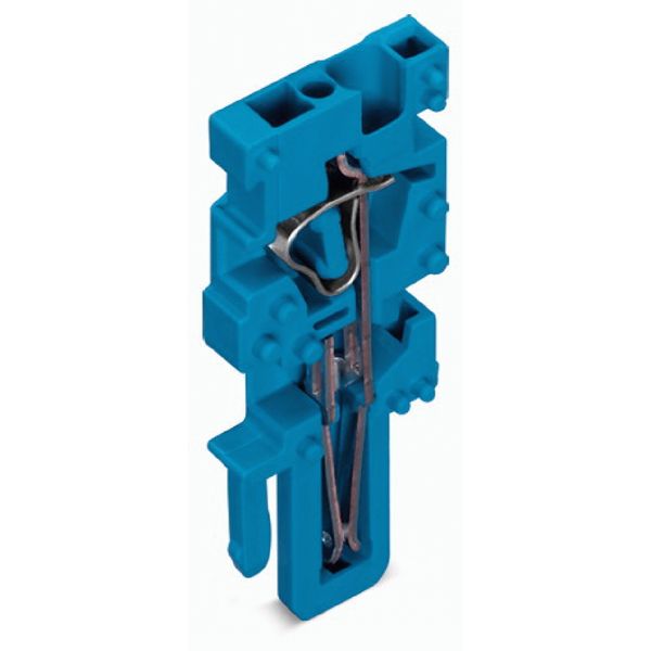 End module for 1-conductor female connector CAGE CLAMP® 4 mm² blue image 1