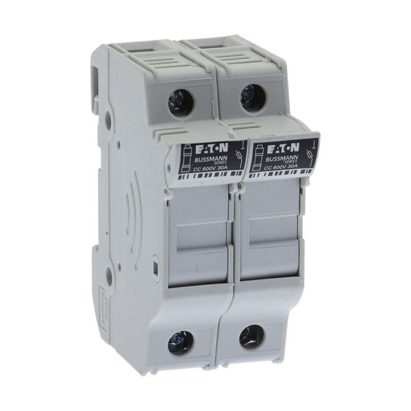 Fuse-holder, LV, 30 A, AC 600 V, 10 x 38 mm, CC, 2P, UL, DIN rail mount image 22