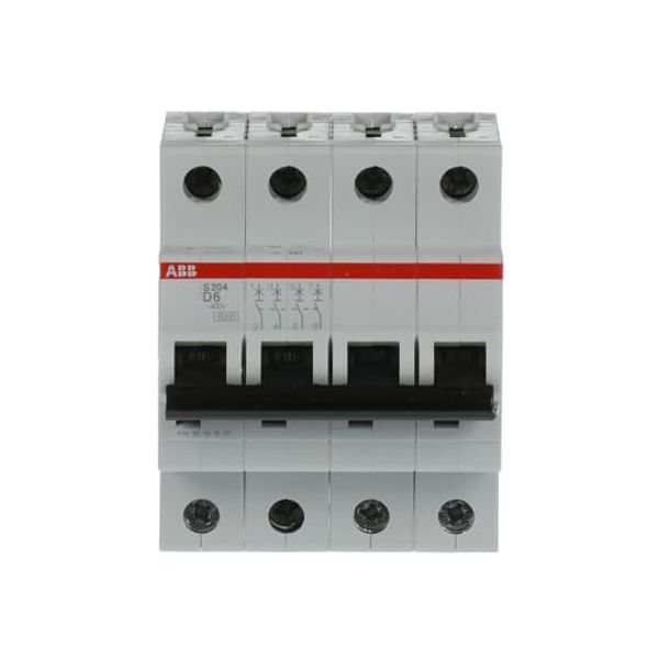 S204-C6 Miniature Circuit Breaker - 4P - C - 6 A image 5