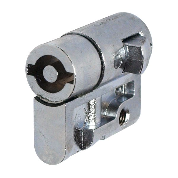 Half cylinder lock with double-bit insert 5 mm, L=40 mm image 1