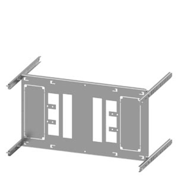 SIVACON S4 mounting plate 3VL5 up to 630A 3-pole  8PQ6000-3BA01 image 1