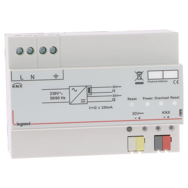 KNX POWER SUPLLY DIN 320MA image 1