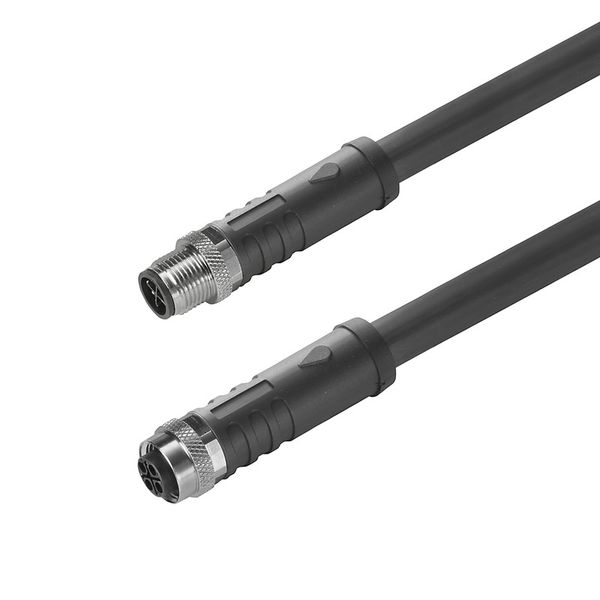 Sensor-actuator Cable (assembled), Connecting line, M12 / M12, Number  image 2