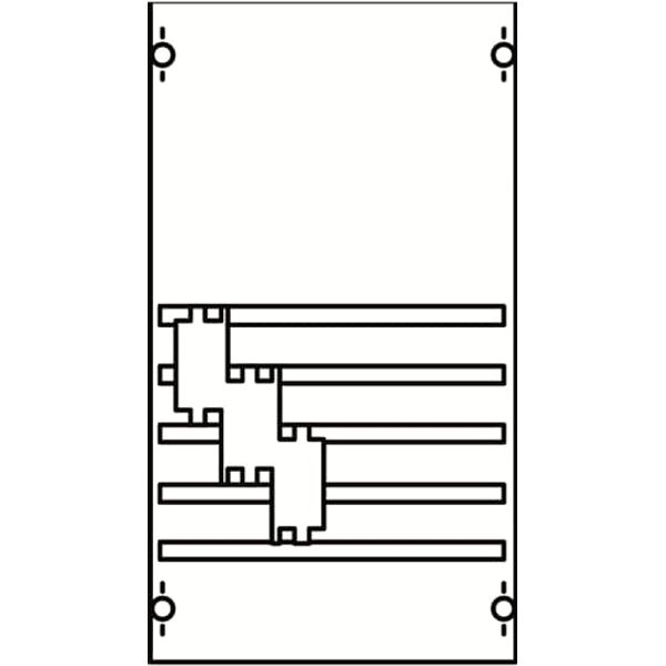 1V003A ComfortLine Distribution panel, 36 SU, Field Width: 1, 450 mm x 250 mm x 160 mm image 6