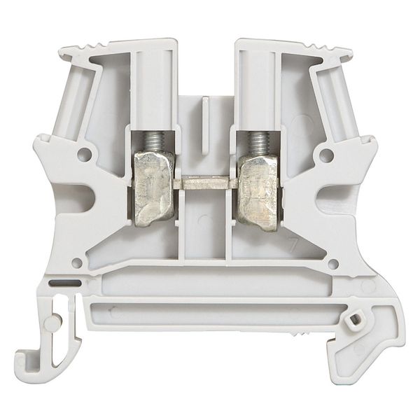 Terminal block Viking 3 - screw - 1 connect - 1 entry/1 outlet - pitch 6 - grey image 1