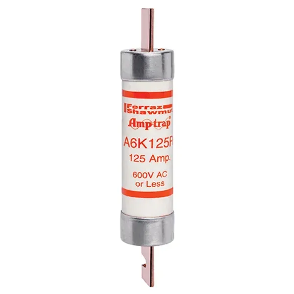 Fuse A6K-R - Class RK1 - Fast-Acting 600VAC 300VDC 125A Blade image 1