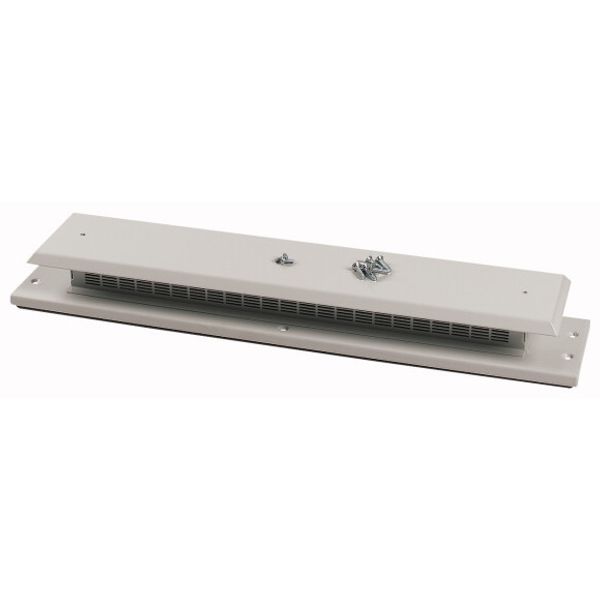 Top plate for OpenFrame, ventilated, W=425mm, IP31, grey image 1