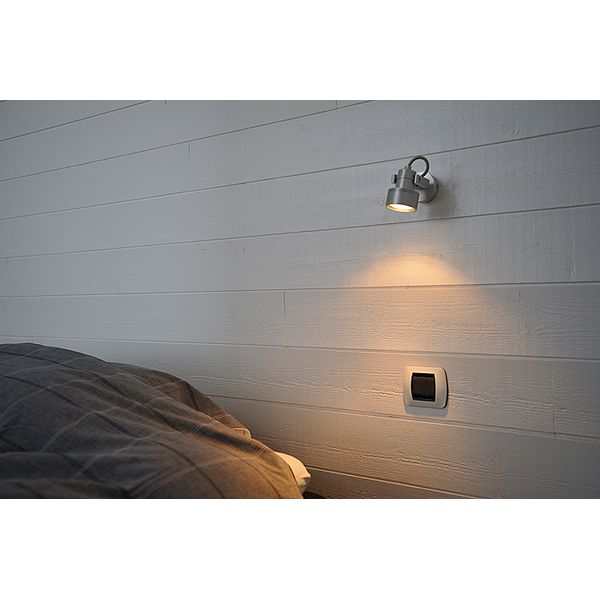 INDA Spot wall- & ceiling lamp, GU10, max. 50W, brushed alu image 1