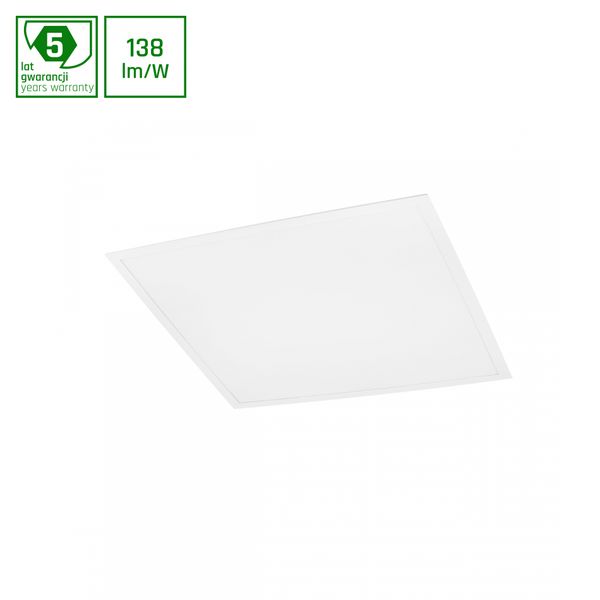 ALGINE PANEL BACKLIGHT 40W NW 230V  120st IP20 600x600x26 white 5 years warranty recessed DALI image 1