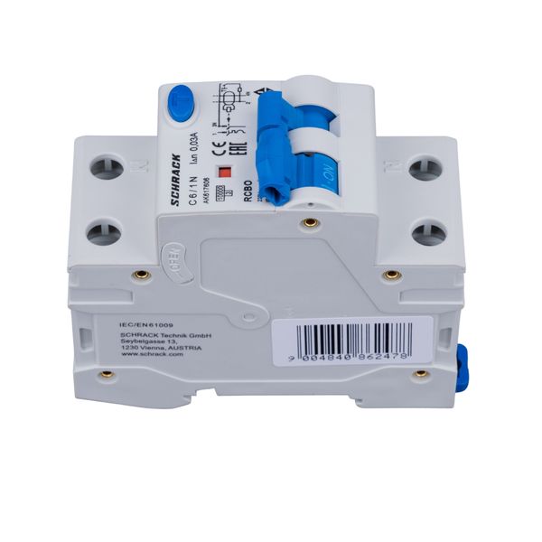 Combined MCB/RCD (RCBO) 1+N, AMPARO 10kA, C 6A, 30mA, Typ A image 4