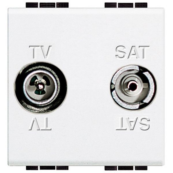 LL - Star TV-SAT socket demix 2M white image 1