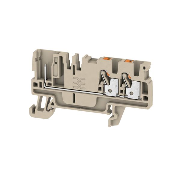 Feed-through terminal block, PUSH IN, 2.5 mm², 800 V, 24 A, Number of  image 1