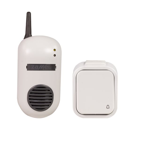 Wireless doorbell with hermetic push button 230V range 150m type: DRS-982H image 1