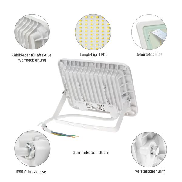 NOCTIS LUX 2 SMD 230V 30W IP65 NW white image 9