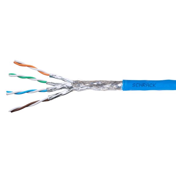 S/FTP Cable Cat.7a, 4x2xAWG22/1, 1.500Mhz, LS0H-3, Dca, blue image 2