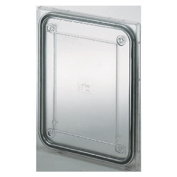 PROTECTED WATERTIGHT TRANSPARENT SHOCKPROOF LID FOR PTC JUNCTION BOXES - DIMENSIONS 138X169X70 - IP55 image 1