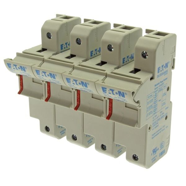 Fuse-holder, low voltage, 125 A, AC 690 V, 22 x 58 mm, 4P, IEC, UL image 2