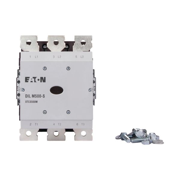 Contactor, 380 V 400 V 265 kW, 2 N/O, 2 NC, 220 - 240 V 50/60 Hz, AC operation, Screw connection image 8