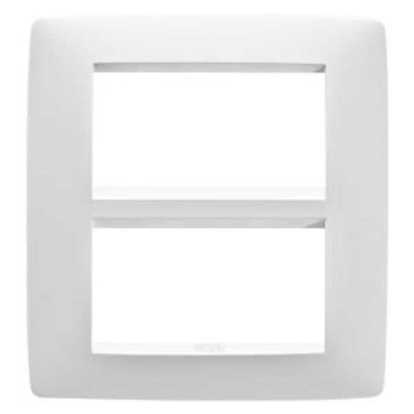 ONE PLATE - IN PAINTED TECHNOPOLYMER - 8 MODULE - SATIN WHITE - CHORUSMART image 1